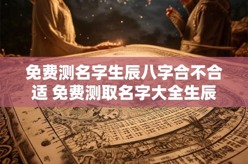 免费测名字生辰八字合不合适 免费测取名字大全生辰八字