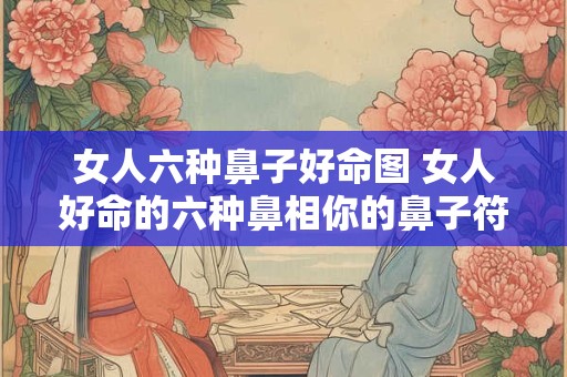 女人六种鼻子好命图 女人好命的六种鼻相你的鼻子符合几种
