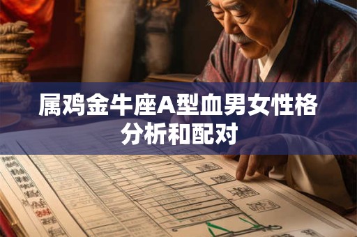 属鸡金牛座A型血男女性格分析和配对
