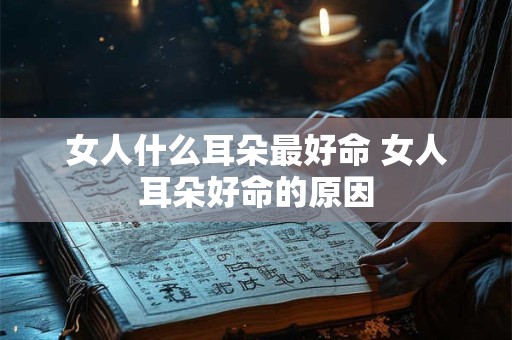 女人什么耳朵最好命 女人耳朵好命的原因