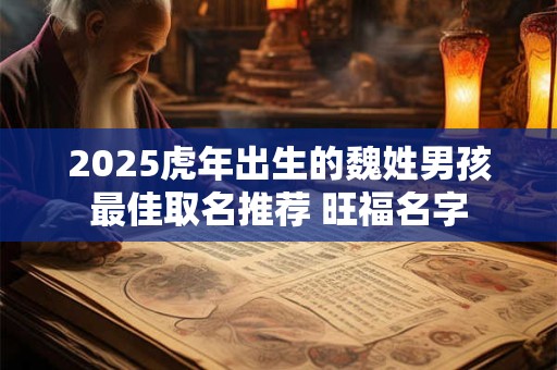 2025虎年出生的魏姓男孩最佳取名推荐 旺福名字