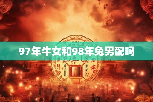 97年牛女和98年兔男配吗