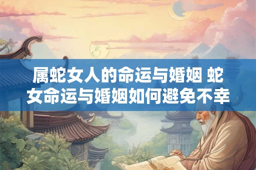 属蛇女人的命运与婚姻 蛇女命运与婚姻如何避免不幸