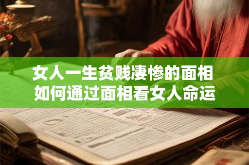 女人一生贫贱凄惨的面相 如何通过面相看女人命运
