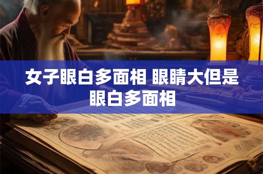 女子眼白多面相 眼睛大但是眼白多面相