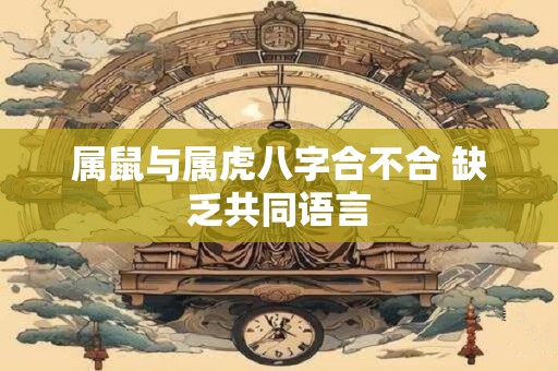 属鼠与属虎八字合不合 缺乏共同语言
