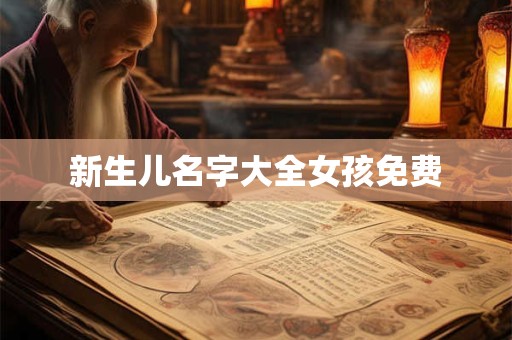 新生儿名字大全女孩免费 新生儿名字大全女孩免费