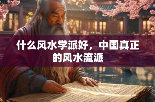 什么风水学派好，中国真正的风水流派
