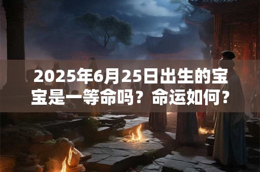 2025年6月25日出生的宝宝是一等命吗？命运如何？