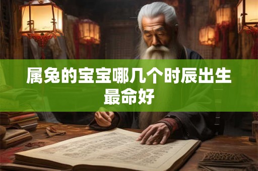 属兔的宝宝哪几个时辰出生最命好