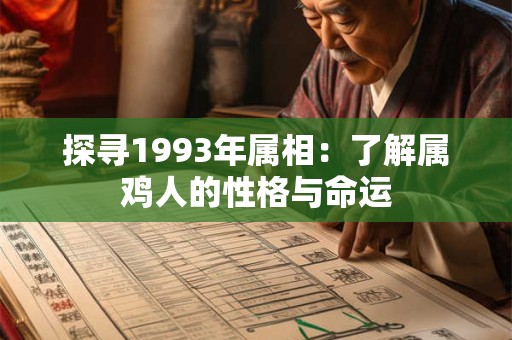 探寻1993年属相：了解属鸡人的性格与命运