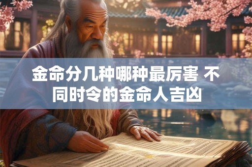 金命分几种哪种最厉害 不同时令的金命人吉凶