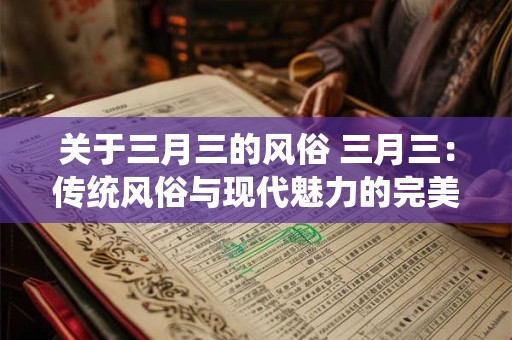 关于三月三的风俗 三月三：传统风俗与现代魅力的完美融合