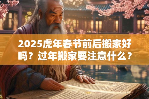 2025虎年春节前后搬家好吗？过年搬家要注意什么？