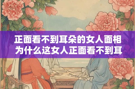 正面看不到耳朵的女人面相 为什么这女人正面看不到耳朵