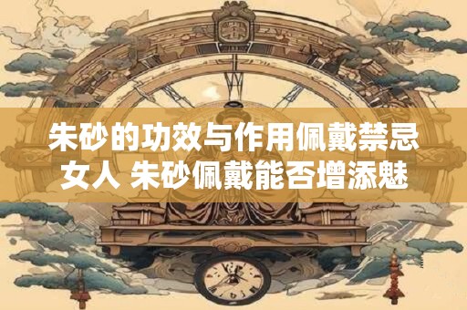朱砂的功效与作用佩戴禁忌女人 朱砂佩戴能否增添魅力禁忌女人是否适用