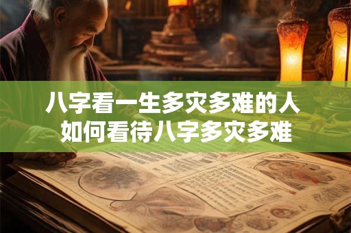 八字看一生多灾多难的人 如何看待八字多灾多难