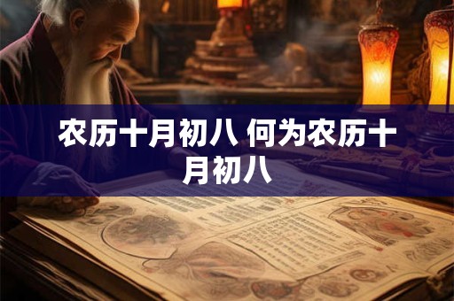 农历十月初八 何为农历十月初八