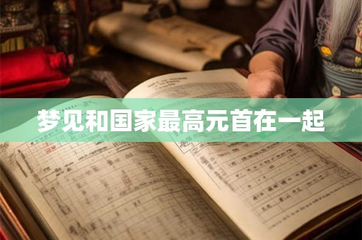 梦见和国家最高元首在一起