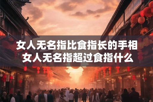 女人无名指比食指长的手相 女人无名指超过食指什么命运