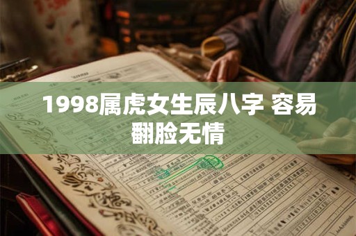 1998属虎女生辰八字 容易翻脸无情