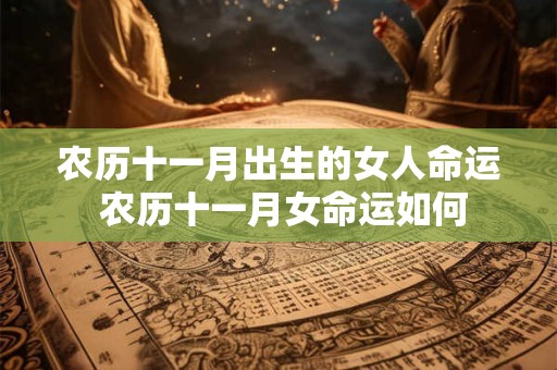 农历十一月出生的女人命运 农历十一月女命运如何