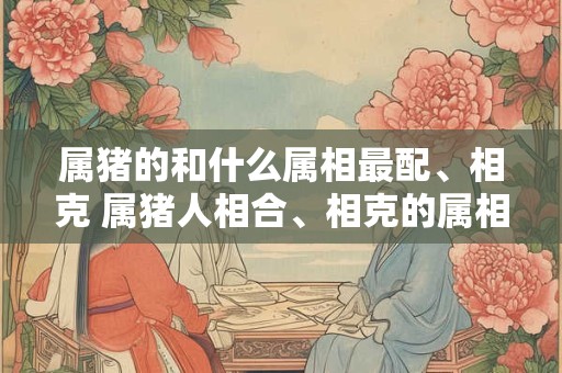 属猪的和什么属相最配、相克 属猪人相合、相克的属相有哪些
