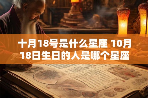 十月18号是什么星座 10月18日生日的人是哪个星座