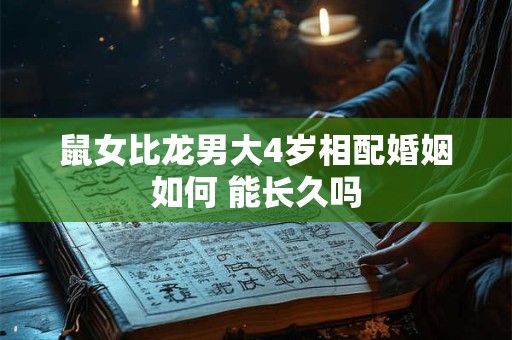 鼠女比龙男大4岁相配婚姻如何 能长久吗