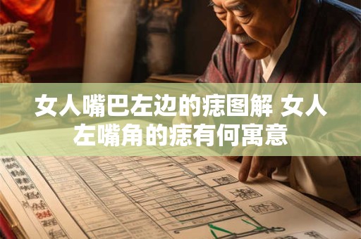 女人嘴巴左边的痣图解 女人左嘴角的痣有何寓意