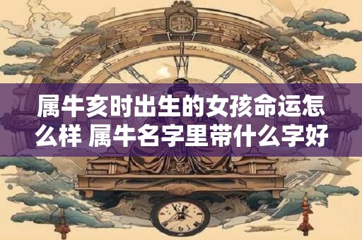 属牛亥时出生的女孩命运怎么样 属牛名字里带什么字好