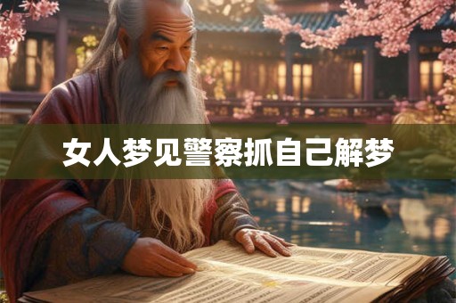 女人梦见警察抓自己解梦