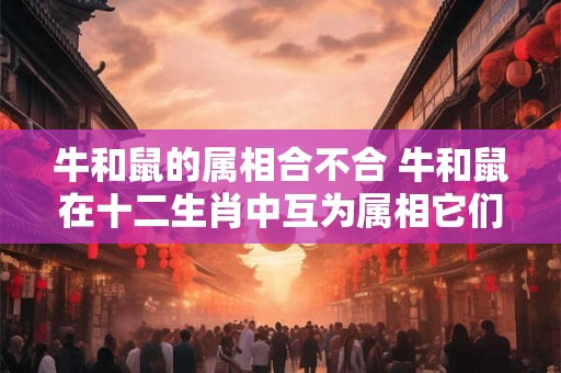牛和鼠的属相合不合 牛和鼠在十二生肖中互为属相它们的属相合不合