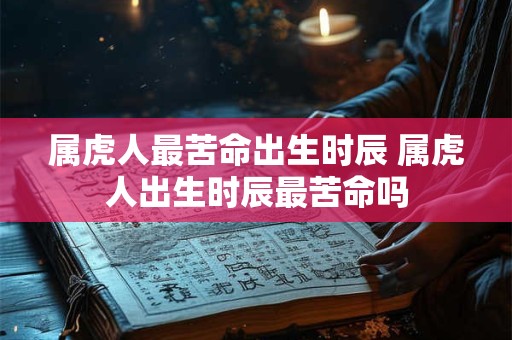 属虎人最苦命出生时辰 属虎人出生时辰最苦命吗 属虎人最苦命出生时辰 属虎人出生时辰最苦命吗