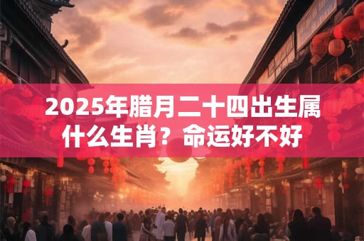 2025年腊月二十四出生属什么生肖？命运好不好