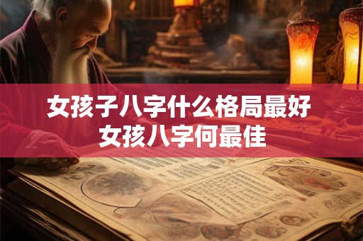 女孩子八字什么格局最好 女孩八字何最佳