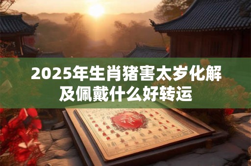 2025年生肖猪害太岁化解及佩戴什么好转运