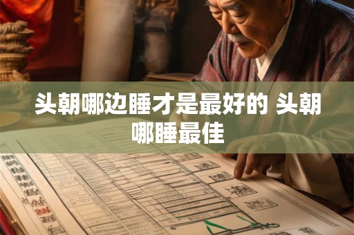 头朝哪边睡才是最好的 头朝哪睡最佳