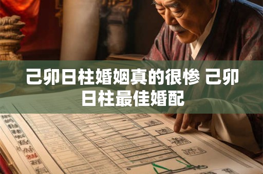 己卯日柱婚姻真的很惨 己卯日柱最佳婚配
