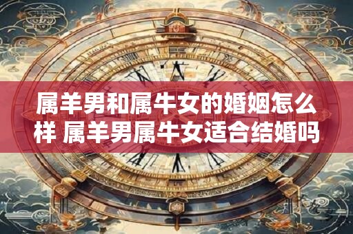 属羊男和属牛女的婚姻怎么样 属羊男属牛女适合结婚吗