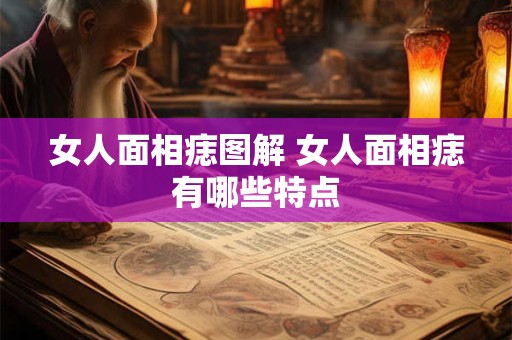 女人面相痣图解 女人面相痣有哪些特点