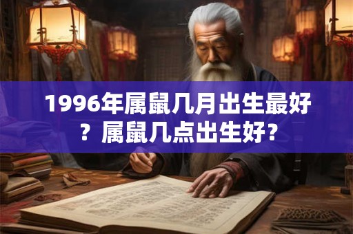 1996年属鼠几月出生最好？属鼠几点出生好？