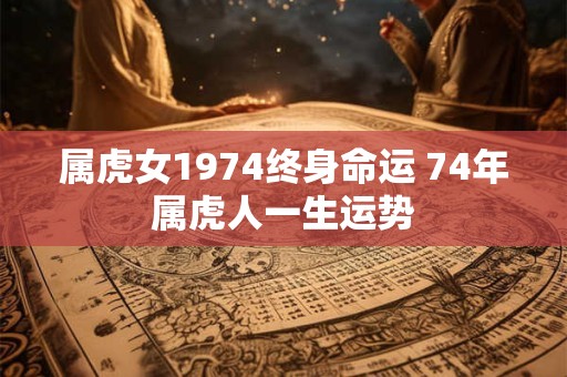 属虎女1974终身命运 74年属虎人一生运势