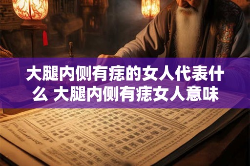 大腿内侧有痣的女人代表什么 大腿内侧有痣女人意味着什么