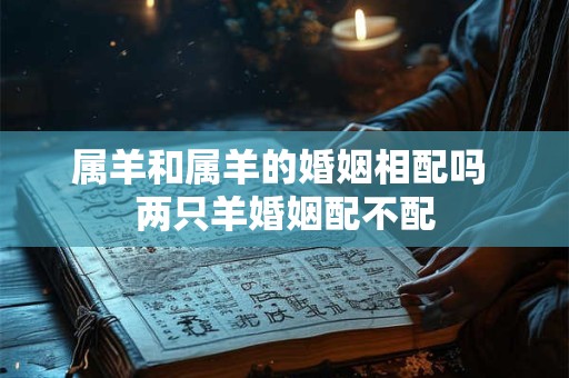属羊和属羊的婚姻相配吗 两只羊婚姻配不配