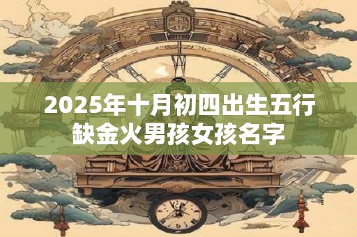 2025年十月初四出生五行缺金火男孩女孩名字 2025年十月初四出生五行缺金火男孩女孩名字