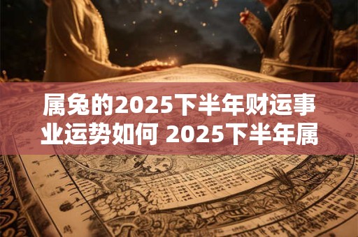 属兔的2025下半年财运事业运势如何 2025下半年属兔的财富运势详解