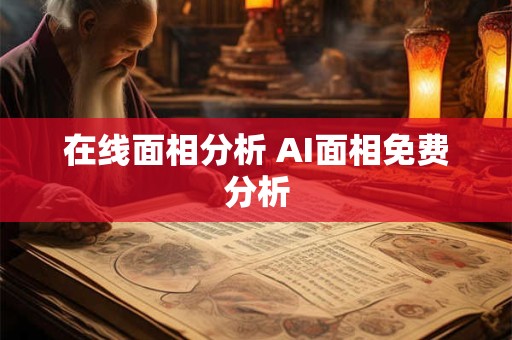 在线面相分析 AI面相免费分析 在线面相分析 AI面相免费分析