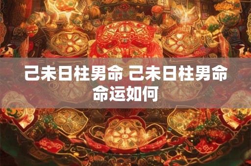 己未日柱男命 己未日柱男命命运如何