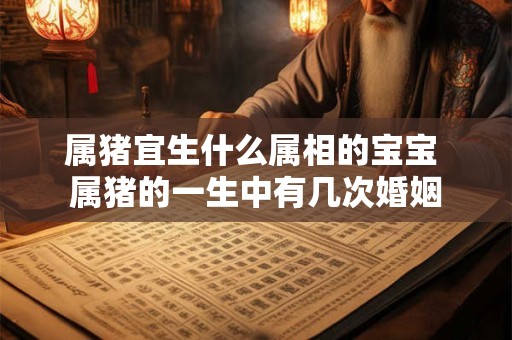 属猪宜生什么属相的宝宝 属猪的一生中有几次婚姻